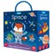 Sassi: Q-Box - Space - Read-Play-Learn Galaxy Set, 40pc Puzzle, Booklet, 10 Outer Space Figures, Storage Box, Interactive Educational Fun, Kids 4+